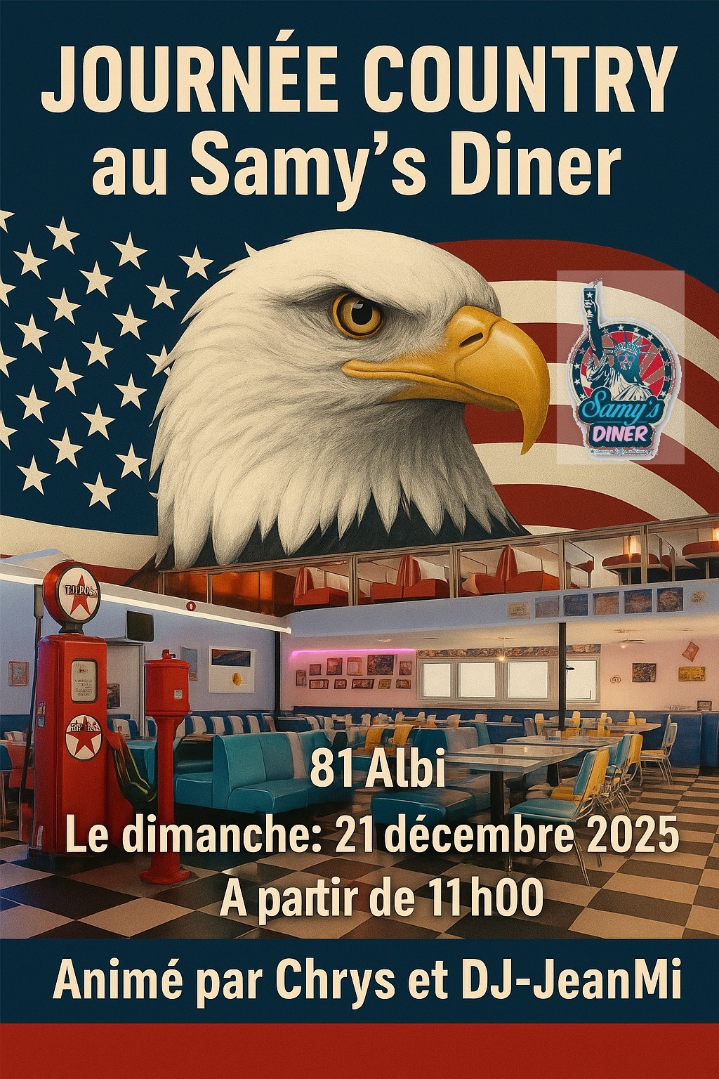 Affiche Bal Country Yeehaw!